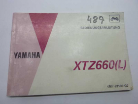 Fahrerhandbuch Fahrer-Handbuch Yamaha XTZ 660 (L)