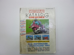 Motorrad Katalog Motorrad-Katalog aus dem Erscheinungsjahr 1993