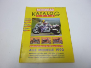 Motorrad Katalog Motorrad-Katalog Erscheinungsjahr 1992